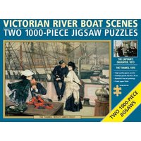 Two Jigsaws: Victorian River Boat Scenes von Anness Publishing
