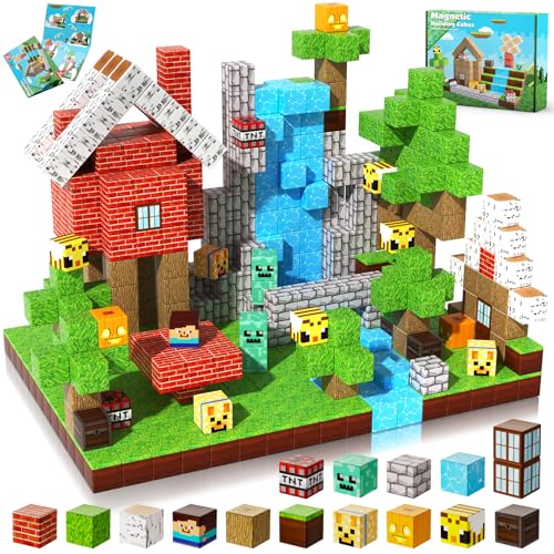 Annexfun Magnetic Blocks-100PCS Magnetic Building Blocks von Annexfun