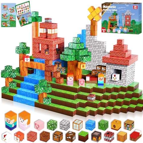 Magnetic Building Blocks Set, 150 Pieces, Educational Construction Toy for Ages 3+ von Annexfun