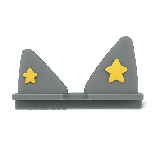 Annmore Ersatz Ohren für Toniebox, Ersatzteile für Tonie Lautstärketaste, nur äußere Ohren, mit Gelbes Sternenmuster, 1 Packung, Grau Annmore Ersatz Ohren für Toniebox, Ersatzteile für Tonie Lautstärketaste, nur äußere Ohren, mit Gelbes Sternenmuster, 1 Packung, Grau von Annmore