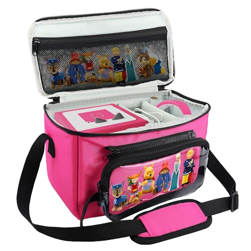 Tasche für Toniebox Tonie Hörfiguren Tragetasche für Tigerbox Tigerkarten, Pink Transporttasche für Toniebox Starterset von Annmore