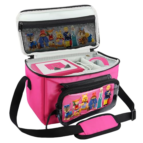 Annmore Tasche für Toniebox Tonie Hörfiguren Tragetasche für Tigerbox Tigerkarten, Pink Transporttasche für Toniebox Starterset Annmore Tasche für Toniebox Tonie Hörfiguren Tragetasche für Tigerbox Tigerkarten, Pink Transporttasche für Toniebox Starterset von Annmore