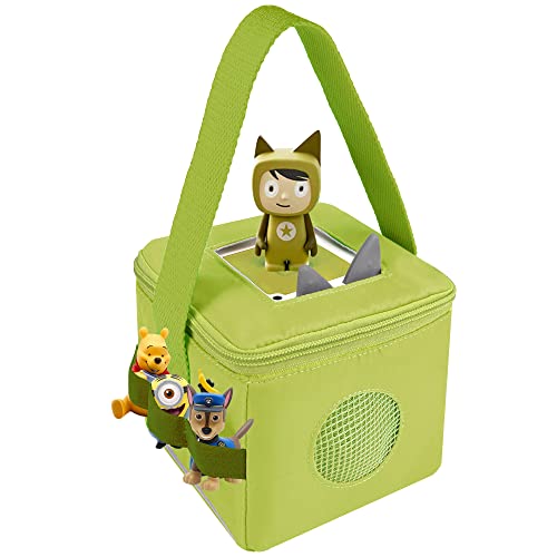 Tasche für Tonies Hörfiguren und Toniebox, Tragetasche für Starterset Grün, Aufbewahrung für Lieder, Beutel für Zubehör Tasche für Tonies Hörfiguren und Toniebox, Tragetasche für Starterset Grün, Aufbewahrung für Lieder, Beutel für Zubehör von Annmore