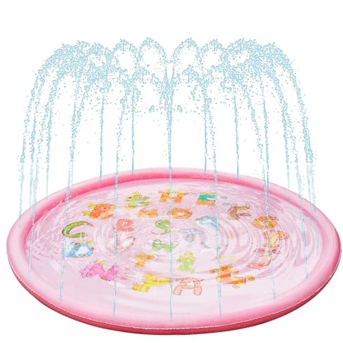 Anpro 172cm/68 Splash Pad, Sprinkler Wasser Spielmatte, Sommer Garten Wasserspielzeug für Baby, Kinder, Hund und Haustiere, Sommer Spielzeug für Kinder ab 2 3 Jahren und Haustiere Anpro 172cm/68 Splash Pad, Sprinkler Wasser Spielmatte, Sommer Garten Wasserspielzeug für Baby, Kinder, Hund und Haustiere, Sommer Spielzeug für Kinder ab 2 3 Jahren und Haustiere von Anpro