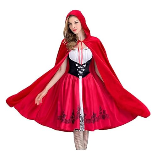 Anraocoss Karneval Rotkäppchen Kostüm Damen, L Anraocoss Karneval Rotkäppchen Kostüm Damen, L von Anraocoss