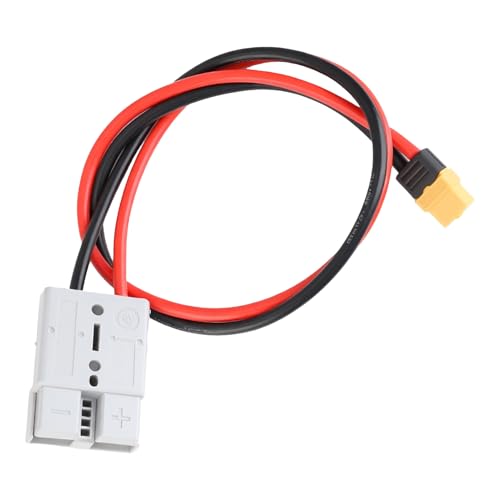 XT60 Adapter Kabel, Anderson Stecker 50A zu XT60 Buchse, 12AWG Verlängerungskabel 50cm, Solarkabel für Powerstation, Solarpanel, Generator, Wohnmobil, Drohnen, Modellbau, XT60 Stecker Outdoor XT60 Adapter Kabel, Anderson Stecker 50A zu XT60 Buchse, 12AWG Verlängerungskabel 50cm, Solarkabel für Powerstation, Solarpanel, Generator, Wohnmobil, Drohnen, Modellbau, XT60 Stecker Outdoor von Anrbb
