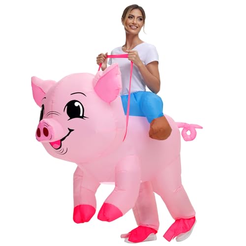 Aufblasbare Kostüm für Erwachsene Schwein Kostüm Halloween Blow Up Ride on Piggy Kostüme Frauen Tier Anzug Cosplay Party Aufblasbare Kostüm für Erwachsene Schwein Kostüm Halloween Blow Up Ride on Piggy Kostüme Frauen Tier Anzug Cosplay Party von Anroong