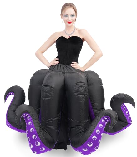 Anroong Aufblasbare Kostüm Erwachsene Kinder Oktopus Kostüm Frauen Mädchen Oktopus Halloween Blow Up Kostüme für Damen Cartoon Cosplay Party(Erwachsene) Anroong Aufblasbare Kostüm Erwachsene Kinder Oktopus Kostüm Frauen Mädchen Oktopus Halloween Blow Up Kostüme für Damen Cartoon Cosplay Party(Erwachsene) von Anroong