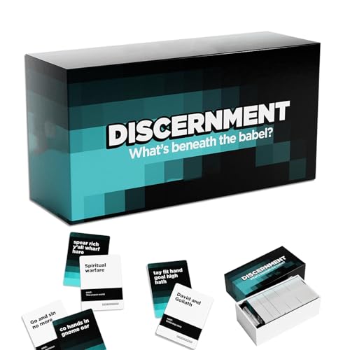 Karten Christen mögen Spiel, Discernment Kartenspiel, humorvolles Spiel Matching Prompt Karten mit lustigen oder kantigen Antworten, Spaß für Teenager, Erwachsene Spielabende 500+ Karten Christen mögen Spiel, Discernment Kartenspiel, humorvolles Spiel Matching Prompt Karten mit lustigen oder kantigen Antworten, Spaß für Teenager, Erwachsene Spielabende 500+ von Anshka