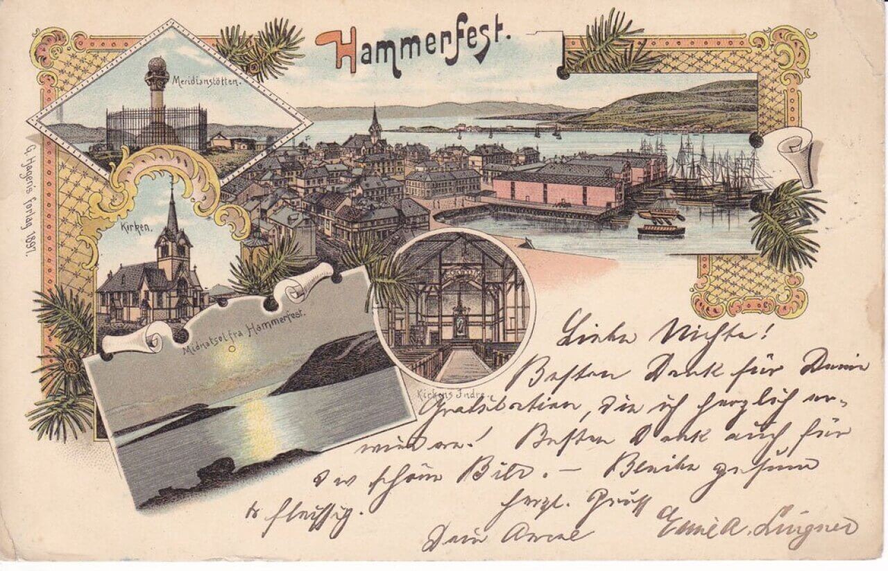 Ansichtskarte Hammerfest Brevkort, ein altes Original Ansichtskarte Hammerfest Brevkort, ein altes Original von Ansichtskarten