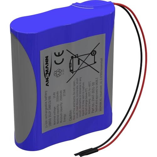 Ansmann 3S1P Akkupack 3X 18650 Kabel Li-Ion 10.8 V 2550 mAh Ansmann 3S1P Akkupack 3X 18650 Kabel Li-Ion 10.8 V 2550 mAh von Ansmann
