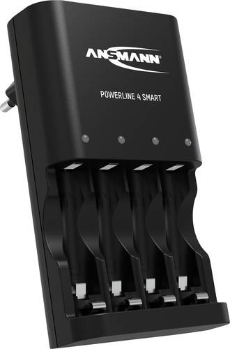 Ansmann Powerline 4 Smart Rundzellen-Ladegerät NiCd, NiMH Micro (AAA), Mignon (AA) von Ansmann