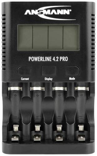 Ansmann Powerline 4.2 Pro Rundzellen-Ladegerät NiCd, NiMH Micro (AAA), Mignon (AA) von Ansmann