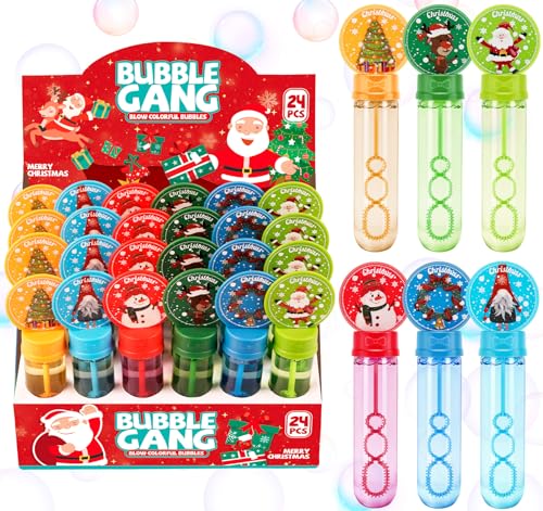 Anstore 24Pcs Weihnachten Seifenblasen Kinder, Mini Seifenblasen Set Röhrchen Ideale Partygeschenke für Kindergeburtstage, Seifenblasen Stab, Bubble Bulk Party Supplies. Anstore 24Pcs Weihnachten Seifenblasen Kinder, Mini Seifenblasen Set Röhrchen Ideale Partygeschenke für Kindergeburtstage, Seifenblasen Stab, Bubble Bulk Party Supplies. von Anstore