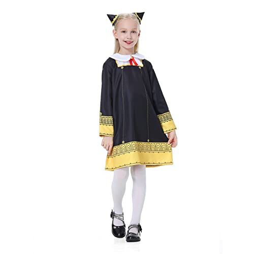 Antbutler Kostüm Anya Cosplay Spion Set Halloween Kleid Comic Kopf Kleid Stock Mädchen Kleid Kind von Antbutler