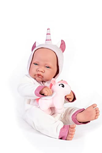 Antonio Juan – Neugeborenen Puppe mit Kleid Baumwolle (5068) von Antonio Juan