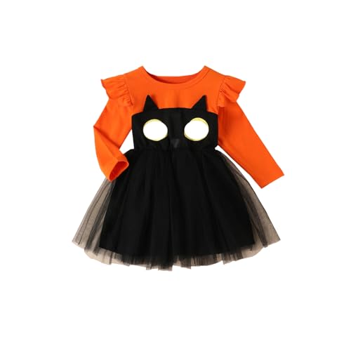 Antsparty Kürbis Kostüm Kinder, Halloween Kostüm Kleinkind Kürbis Kleid von Antsparty