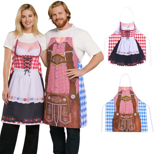 Antsparty Oktoberfest Outfit Herren Damen, Schürze für Oktoberfest von Antsparty
