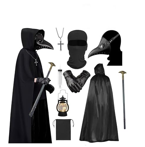Antsparty Pestdoktor Kostüm Halloween Herren Plague Doctor Costume von Antsparty