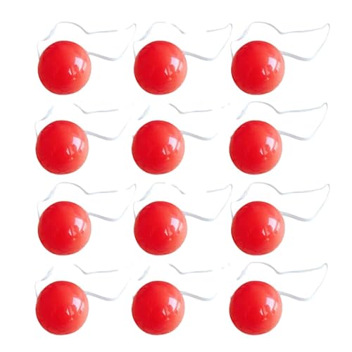 Anulely Rote Nase mit LED-Licht, elastisch beleuchtete Zirkusnase 12, lustige Nasen-Verkleidungs-Requisiten für Cosplay-Requisiten, Freizeitpark Anulely Rote Nase mit LED-Licht, elastisch beleuchtete Zirkusnase 12, lustige Nasen-Verkleidungs-Requisiten für Cosplay-Requisiten, Freizeitpark von Anulely