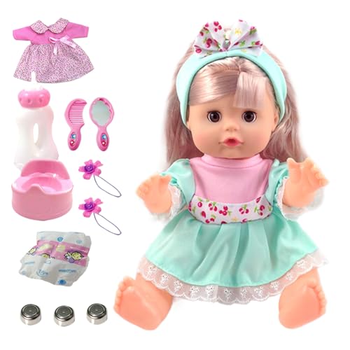 Anulely So wie | mit drehbarem Kopf von 30,5 cm (12 Zoll) mit flexiblen Händen, kognitives Spielzeug für das Vorschulalter, für Kindergarten, Haus, Party, Lernzentrum von Anulely