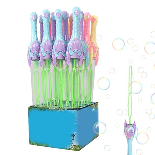 Bubble Sticks für - 10 Stück Seifenblasenmaschine für - Ergonomischer Seifenblasenstab für den Außenbereich, Luftblasenbläser, tragbare Seifenblasenmaschine für den Innenbereich und von Anulely