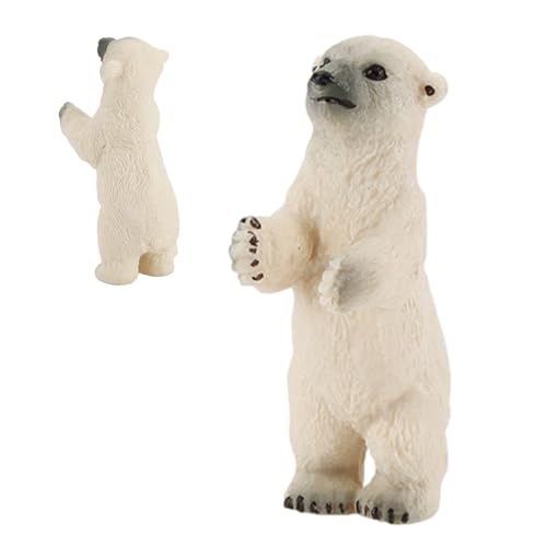 Eisbär-Skulptur, Miniatur-Figur Arktisbär – Arktische Tierstatue, Skulptur des arktischen Bären, Sammlerfigur, Lernspielzeugmodell Eisbär-Skulptur, Miniatur-Figur Arktisbär – Arktische Tierstatue, Skulptur des arktischen Bären, Sammlerfigur, Lernspielzeugmodell von Anulely