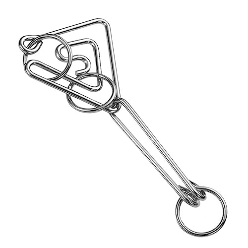 IQ-Puzzle-Set aus Metall – Metalldraht-Puzzles 8 Teile Spielzeug Zauberturm – chinesischer Ring Zauberturm Spielzeug Entsperrspiel für Party Gefallen Erwachsene Herausforderung von Anulely