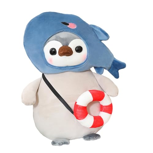 Pinguin aus Plüsch, Pinguin – niedliches Plüschkissen Pinguin, niedliche Pinguin, 9 Zoll, Plüschkissen für Komfort, für Erwachsene und Mädchen von Anulely