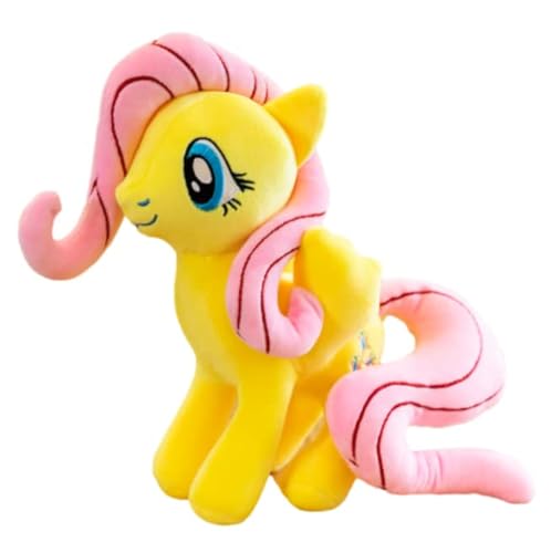 30CM My Little Pony Plüschfigur, Mein Kleines Pony Plüschtier, Kuscheltier Für Kinder, Mädchen Und Jungen, Fans Und Sammler-gelb von Anyhot