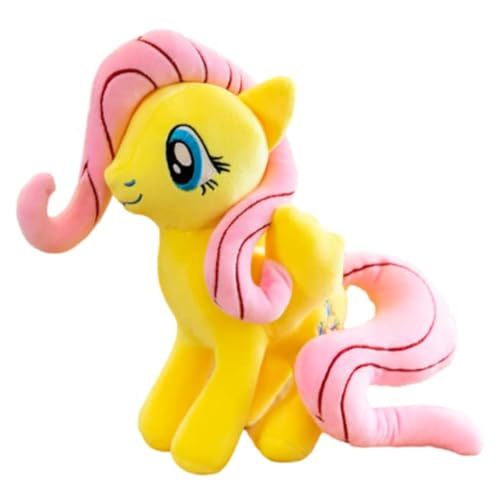 30CM My Little Pony Plüschfigur, Mein Kleines Pony Plüschtier, Kuscheltier Für Kinder, Mädchen Und Jungen, Fans Und Sammler-gelb 30CM My Little Pony Plüschfigur, Mein Kleines Pony Plüschtier, Kuscheltier Für Kinder, Mädchen Und Jungen, Fans Und Sammler-gelb von Anyhot