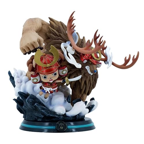 Anime One Piece Figur Antler Samurai Stil Kuchendekoration Auto Dekoration 13cm von Anyhot