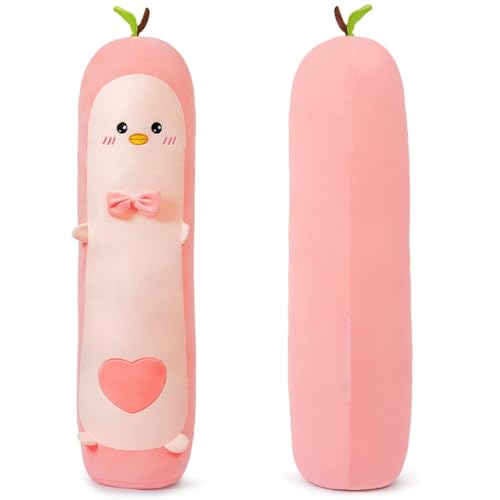 Anyhot Avocado Kawaii Stuff langes Kissen mit großem weichem Plüsch, niedliches Umarmungskissen für Kinder (80 cm, Rosa) von Anyhot