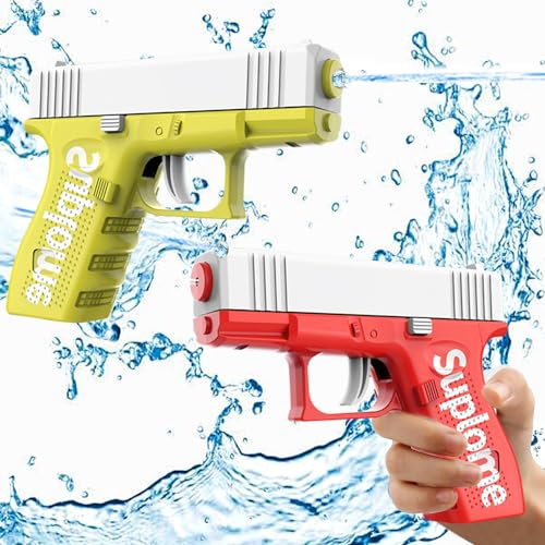 2 Stück Wasserpistole für Kinder,Wasser Spritzpistole Kunststoff,Premium Wasserpistolen Set,Wasserpistole Spielzeug für Kinder,Wasser Spritzpistole für Sommerpartys im Freien 2 Stück Wasserpistole für Kinder,Wasser Spritzpistole Kunststoff,Premium Wasserpistolen Set,Wasserpistole Spielzeug für Kinder,Wasser Spritzpistole für Sommerpartys im Freien von Anyingkai