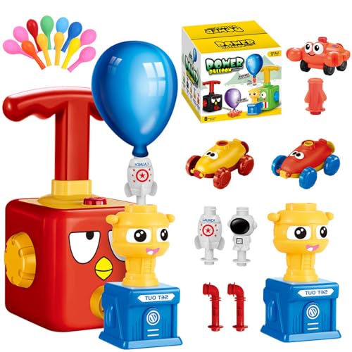 Anyingkai Ballon Auto Spielzeug,Kinder Ballon Auto Spielzeug,Balloon Powered Car Balloon Launcher Toy,Auto Ballonantrieb,Umweltschutzmaterial Wiederverwendbar von Anyingkai