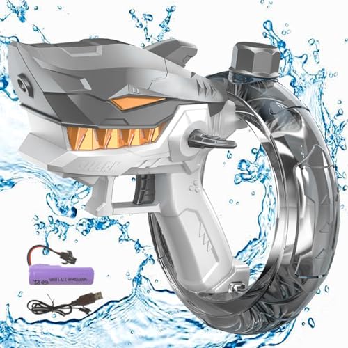 Anyingkai Elektrische Wasserpistole mit Automatischer Wasseraufnahme,Wasserpistole Elektrisch Erwachsene,Automatische Wasserpistole Elektrisch,Spritzpistole Wasser Elektrisch für Kinder (Hai-grau) Anyingkai Elektrische Wasserpistole mit Automatischer Wasseraufnahme,Wasserpistole Elektrisch Erwachsene,Automatische Wasserpistole Elektrisch,Spritzpistole Wasser Elektrisch für Kinder (Hai-grau) von Anyingkai