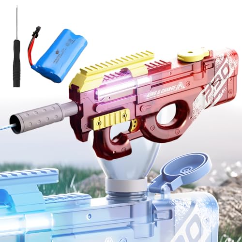 Elektrische Wasserpistole Mit Blitzeffekten,Spritzpistole Automatik,Elektrische Wasserspritzpistole,Water Gun Electric,Wasser Pistole elektrisch,Wassergewehr für Sommer Draussen Pool Strand Party Elektrische Wasserpistole Mit Blitzeffekten,Spritzpistole Automatik,Elektrische Wasserspritzpistole,Water Gun Electric,Wasser Pistole elektrisch,Wassergewehr für Sommer Draussen Pool Strand Party von Anyingkai