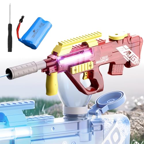 Elektrische Wasserpistole Mit Blitzeffekten,Spritzpistole Automatik,Elektrische Wasserspritzpistole,Water Gun Electric,Wasser Pistole elektrisch,Wassergewehr für Sommer Draussen Pool Strand Party Elektrische Wasserpistole Mit Blitzeffekten,Spritzpistole Automatik,Elektrische Wasserspritzpistole,Water Gun Electric,Wasser Pistole elektrisch,Wassergewehr für Sommer Draussen Pool Strand Party von Anyingkai