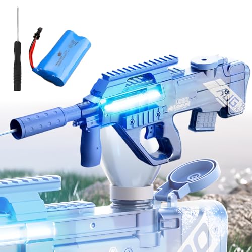 Elektrische Wasserpistole Mit Blitzeffekten,Spritzpistole Automatik,Elektrische Wasserspritzpistole,Water Gun Electric,Wasser Pistole elektrisch,Wassergewehr für Sommer Draussen Pool Strand Party Elektrische Wasserpistole Mit Blitzeffekten,Spritzpistole Automatik,Elektrische Wasserspritzpistole,Water Gun Electric,Wasser Pistole elektrisch,Wassergewehr für Sommer Draussen Pool Strand Party von Anyingkai