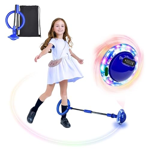 Kinder Blinkender Springring Fußkreisel mit Zähler,Swing Wheel mit Lichtrad,Blinkender Sprungball,Faltbarer Ankle Skip Ball,Jumping Ball and Skipping Rope,Sport Sprungball,Springspiele für Kinder Kinder Blinkender Springring Fußkreisel mit Zähler,Swing Wheel mit Lichtrad,Blinkender Sprungball,Faltbarer Ankle Skip Ball,Jumping Ball and Skipping Rope,Sport Sprungball,Springspiele für Kinder von Anyingkai