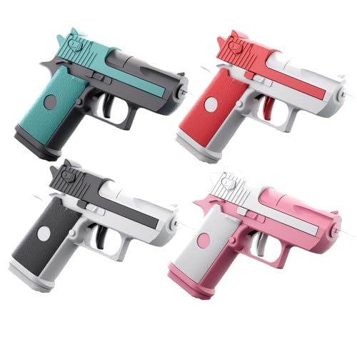 Wasserpistole Spielzeug für Kinder,4 Stück Wasserspritzpistole Klein,Mini Wasserpistolen,Premium Wasserpistolen Set,Wasser Spritzpistole Kunststoff,Wasser Spritzpistole für Sommerpartys im Freien von Anyingkai