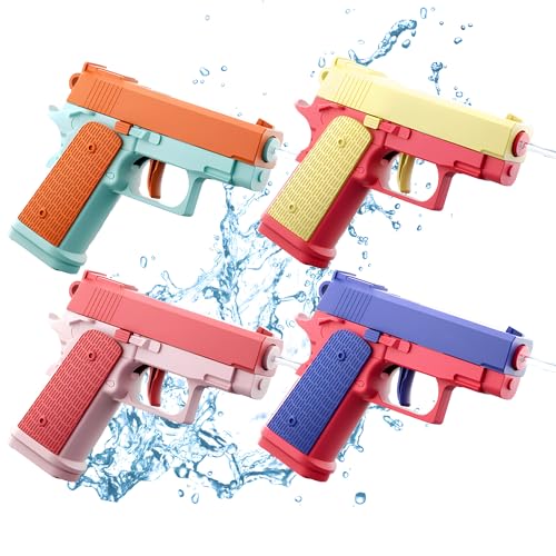 Wasserpistole Spielzeug für Kinder,4 Stück Wasserspritzpistole Klein,Mini Wasserpistolen,Premium Wasserpistolen Set,Wasser Spritzpistole Kunststoff,Wasser Spritzpistole für Sommerpartys im Freien Wasserpistole Spielzeug für Kinder,4 Stück Wasserspritzpistole Klein,Mini Wasserpistolen,Premium Wasserpistolen Set,Wasser Spritzpistole Kunststoff,Wasser Spritzpistole für Sommerpartys im Freien von Anyingkai