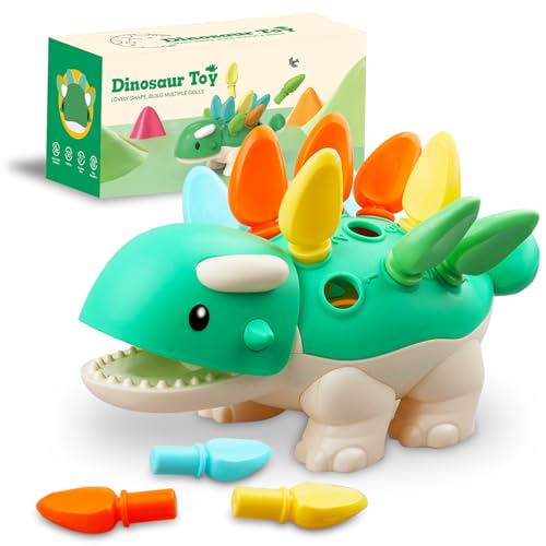 Anzimo - Montessori Dinosaurier Spielzeug für Jungen und Mädchen im Alter von 1 2 3 Jahren, Lernspielzeug für Jungen und Mädchen, Geburtstagsgeschenke 12-18 Monate Anzimo - Montessori Dinosaurier Spielzeug für Jungen und Mädchen im Alter von 1 2 3 Jahren, Lernspielzeug für Jungen und Mädchen, Geburtstagsgeschenke 12-18 Monate von Anzimo