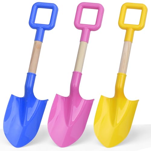 40 cm Lange Kinder-Strandpades, Sandschaufeln, Spielzeug, Gartenwerkzeug-Set, Sandkasten, stabile Schaufel, langlebiger Holzgriff, ABS-Kunststoff-Spaten für Garten, Schnee, Hinterhof, Sommer, 40 cm Lange Kinder-Strandpades, Sandschaufeln, Spielzeug, Gartenwerkzeug-Set, Sandkasten, stabile Schaufel, langlebiger Holzgriff, ABS-Kunststoff-Spaten für Garten, Schnee, Hinterhof, Sommer, von Anzmtosn