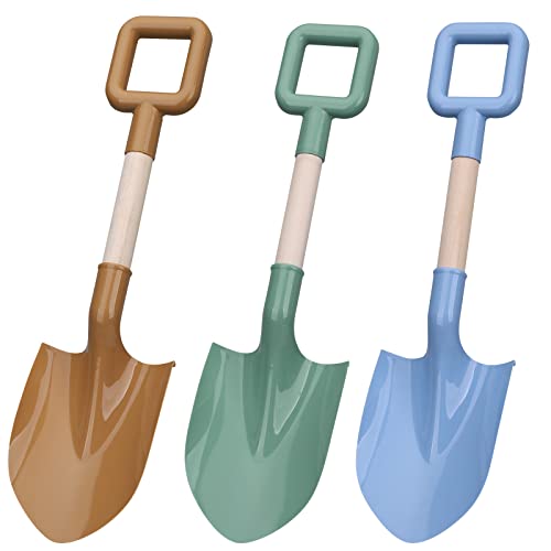 40cm Lange Kinder-Strandspaten, Sandschaufeln, Spielzeug, Gartengeräte, Sandkasten, robuste Schaufel, robuster Holzgriff, ABS-Kunststoff, Spaten für Garten, Sand, Schn 40cm Lange Kinder-Strandspaten, Sandschaufeln, Spielzeug, Gartengeräte, Sandkasten, robuste Schaufel, robuster Holzgriff, ABS-Kunststoff, Spaten für Garten, Sand, Schn von Anzmtosn