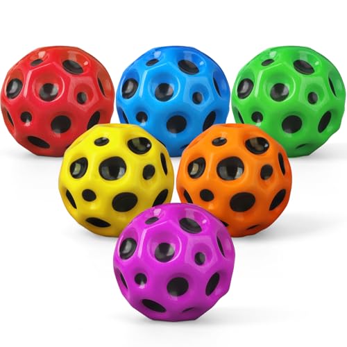 Big Squishy Moon Ball Squishies Fidget Spielzeug, langsam steigende Squishy, Pop Puppe duftende Stress Baslls weiche Squeeze Mochi Geschenk für Kinder Erwachsene 6 Stück von Anzmtosn