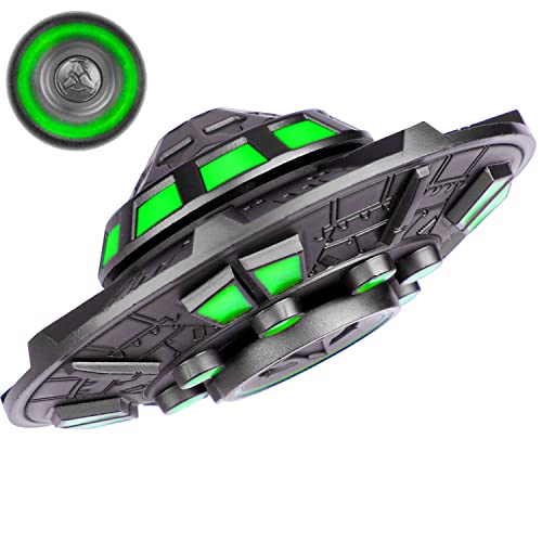 Raumschiff Fidget Spinners Metall, UFO Modell Finger Hand Spinner, Fidget Autismus sensorisches Gadget Spielzeug, Angst Relief Spielzeug für Kinder & Erwachsene, leuchtende Nachteffekte Raumschiff Fidget Spinners Metall, UFO Modell Finger Hand Spinner, Fidget Autismus sensorisches Gadget Spielzeug, Angst Relief Spielzeug für Kinder & Erwachsene, leuchtende Nachteffekte von Anzmtosn