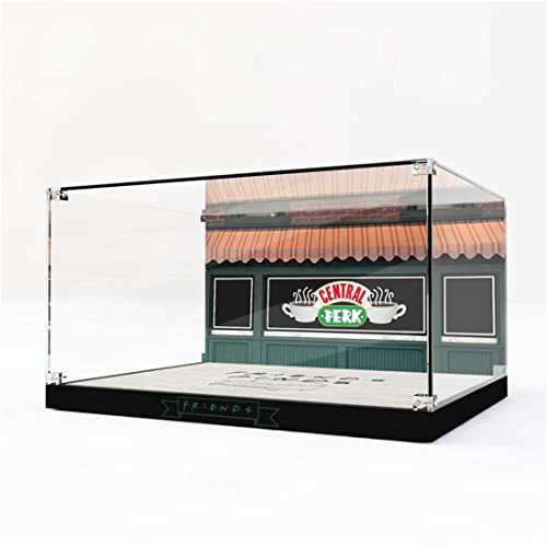 AoBrix 3 MM Acryl Vitrine für Lego 21319 Central Perk, Staubdichte Schaukasten für Lego Central Perk 21319 (nur Vitrine) von AoBrix