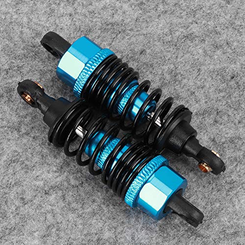Aoaoy 2 Stück Metall Shock Ordner RC Car Ersatzteile Zubehör passend für 1:10 RC Auto Blau (65 mm) von Aoaoy