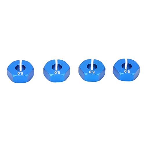 Aoaoy 4 Stücke 12mm Radsignierte Antriebsnabenadapter Kombinationskupplung mit Stiften Schrauben RC Auto Ersatzteile für 1/10 RC Car (Blau) von Aoaoy